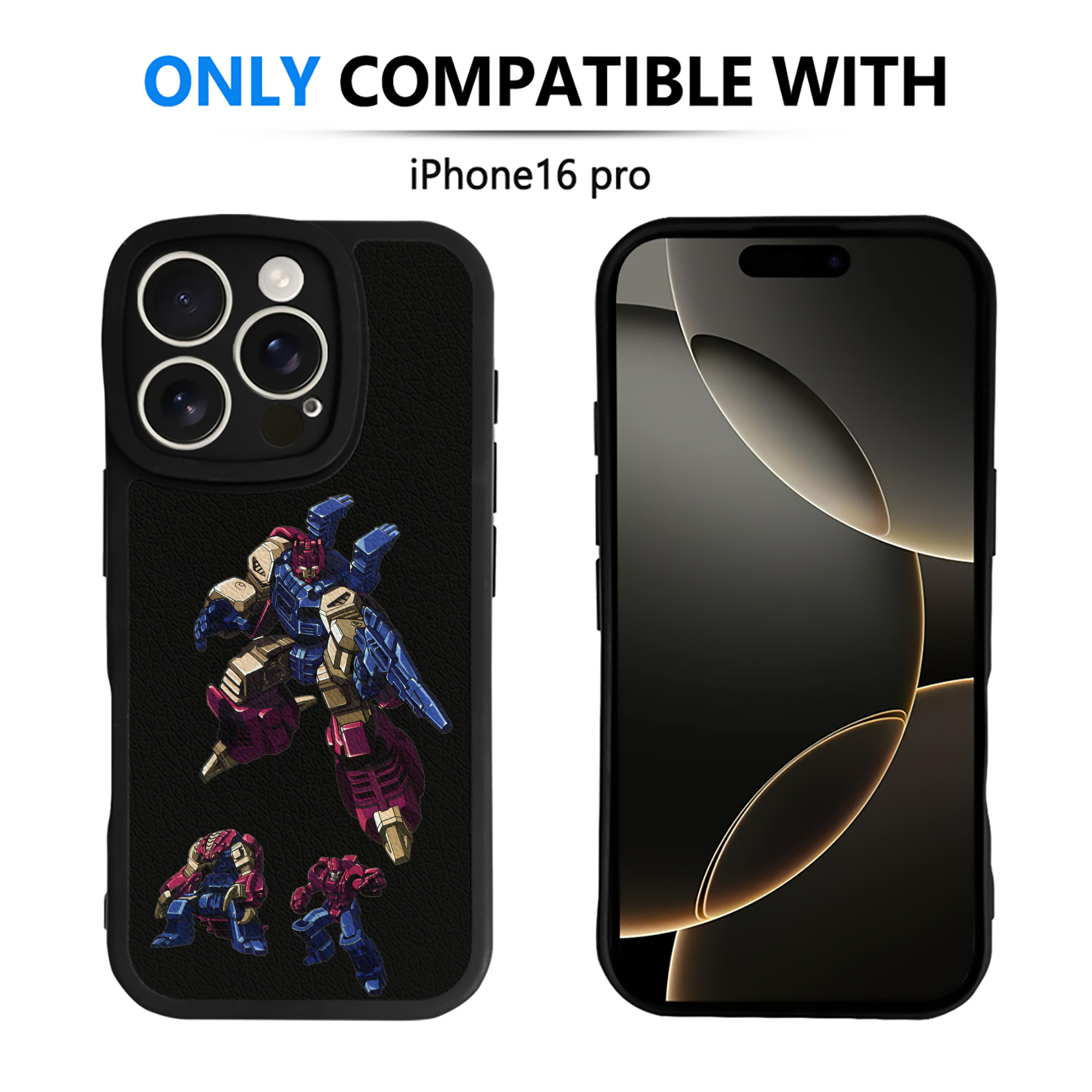 （画像用）  【iPhone 16シリーズ対応】シリコンスマホケース（レザー調） 材質：シリコン
